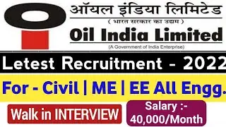 Indian Oil Ltd Civil Recruitment 2022 | IOL Vacancy 2022 | Walk in interview | Site Engineer Civil