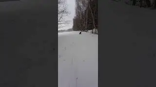 hiking in the snow is not easy 😕