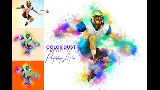 Easy Color Dust Photoshop Action Tutorail & Tips