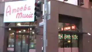 Hollywood and Argyle Crossing the Street Heading to Gower Street Amoeba Side HOLLYWOOD HAPPENINGS