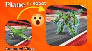From Sky Fighter to Ground Warrior - Amazing Robot Transform 🛩️ 👉 🤖 | Rajendra Animation's 
