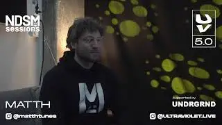 NDSM Music - Interview with MATTH | Ultraviolet Live - Brave New World Edition | Amsterdam
