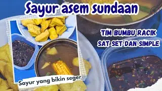 Sayur asem sunda | racik sayur asem | sayur asem seger dan enak