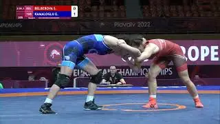 Round 4 WW - 57 kg: S. BELBEROVA (BUL) v. E. KAMALOGLU (TUR)