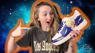 CUSTOM DRAGON BALL Z SHOES!? - FULL TIMELAPSE