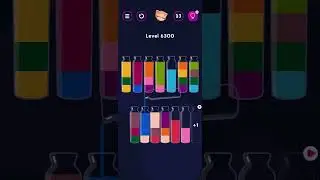 Get Color Level 6300 #watersortgame #colorgames #watersortpuzzle #watersort
