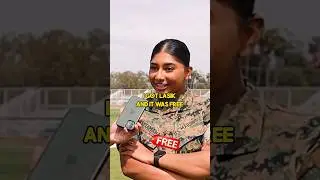 You can get lasik for free in the military? 🤯 #military #marines #army #navy #airforce