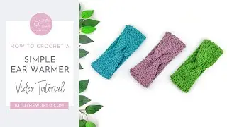 Simple Ear Warmer Crochet Pattern - Easy Headband with a Twist!