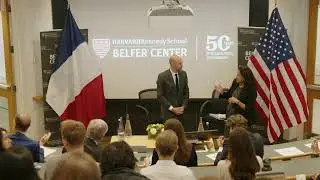 A French Perspective: Foreign Minister Barrot at Harvard