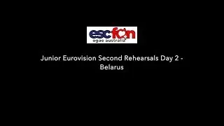 OGAE AUSTRALIA - JUNIOR EUROVISION - Second Rehearsal - Belarus