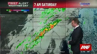 First Alert Forecast: Near record highs continue ahead of Saturday storms
