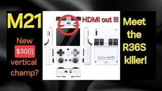 R36S HD! New M21 handheld console: retrogaming emulation perfection?
