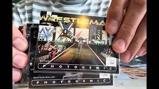 [4K] Unboxing a set of WWE Panini Photogenic cards
