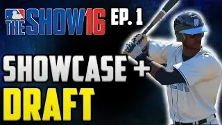 MLB 16 The Show Road To The Show Ep 1 Gameplay Third Baseman - Bowman Scout Day + Showcase & Draft