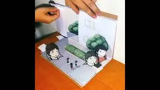 Sad Story of true friendship.Book, Origami and Handrawing #fypviral #fypyoutube#friends #friendship
