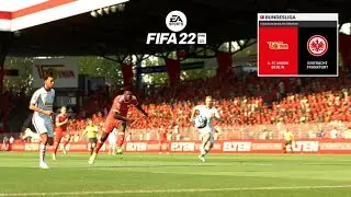 FIFA 22 Union Berlin Vs Frankfurt Bundesliga Full Match (17/04/2022)