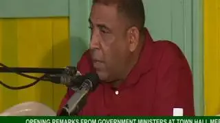 GOVERNMENT TOWN HALL MEETING IN TRAFALGAR