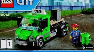 LEGO City Cargo Train 60052 Train Instructions Book DIY 1