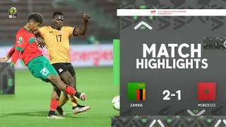 Zambia 🆚 Morocco | Highlights - #TotalEnergiesAFCONU17 2023 - MD3 Group B