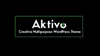 Aktivo Creative Multipurpose WordPress Theme