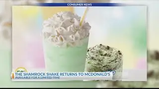 McDonald&rsquo;s bringing back Shamrock Shake, introducing Oreo Shamrock McFlurry