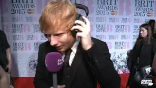 Geoff Lloyd is Shocked that Ed Sheeran Remembers Him! | BRITs 2015