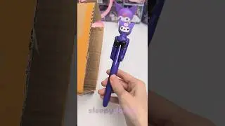 kuromi pen🥊 #sanrio #unboxing #kuromi #stationery #pen #backtoschool #cute