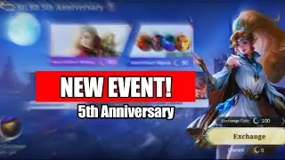 MLBB 5th Anniversary Event Exclusive | New UI | Free skin | Mobile Legends New Event 2021