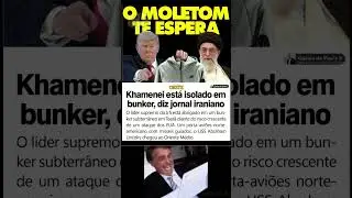 L&iacute;der do Ir&atilde; em bunker e recado duro de Trump