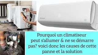 Why an air conditioner might turn on but not start: here are the causes of this problem and the s...