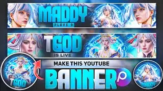 Make This Amazing YouTube/Gaming Banner In PicsArt 🔥