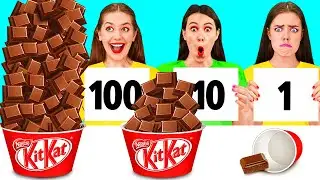 100 Layers of Food Challenge | Funny Food Hacks by 4Fun Challenge