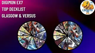 Glasgow & versus games TOP decklist analisis - Digimon TCG EX7