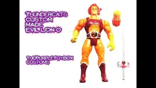 Thundercats vintage action figures CUSTOM EVIL LION-O made at ThePurpleToyBox.