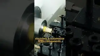The High Speed Swiss Type Lathe for Brass #machine #factory#cnc #lathe #lathemachine