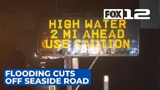 Flooding cuts off road to Seaside, water covers golf course property