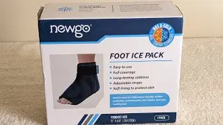 Ice pack for ankle sprains foot injuries unboxing