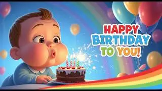 Kids Happy Birthday Song | Kids Nursery Rhymes | English Songs for Children | Chubby Cheeks TV