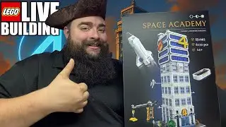 LIVE: Building Dream Build Bricks Fantastic 4 Modular Baxter Building & Classic Space Academy Part 8