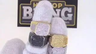 Bling Bling Rings | Micro Pave CZ Mens Ring | Iced Out