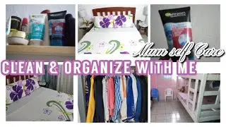 🧹🛏️CLEAN AND ORGANIZE WITH-ME // SELF-CARE, BEDEROOM CLEANING MOTIVATION /MAMAN PREND SOIN D’ELLE💆