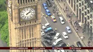 Cab drivers in London protest mobile car apps like Uber