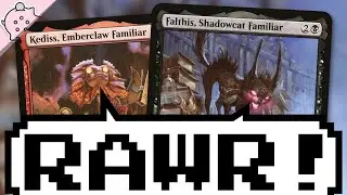 Kediss, Emberclaw Familiar & Falthis, Shadowcat Familiar | Commander | EDH | Magic the Gathering