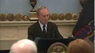 Mayor Bloomberg Honors 1010 Wins Reporter Stan Brooks