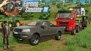 Farming Simulator 22 Gameplay | Volant + Boite de vitesse !