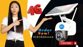 V380 4G Solar CCTV Camera Outdoor Security Ptz Camera
