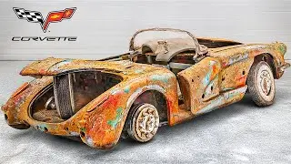 Restoration Abandoned Chevrolet Corvette | Rusty Car Customization