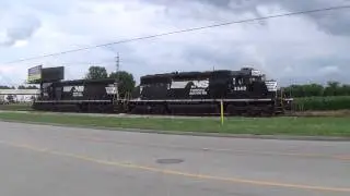 NS 3349 and NS 3521 idling in Madison, AL