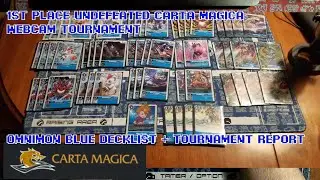 1st Place UNDEFEATED Carta Magica Digimon TCG Webcam Event | Omnimon Blue Deck + Tournament Report