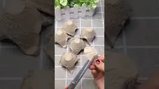 flower making with egg tray ✨ #shorts #flowers #youtubeshorts #tiktok